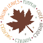 Sweaters, falling leaves, pumpkin, cider, hayrides, bonfires, fall tshirt design - free svg file for members