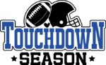 Touchdown season, American football ball and helmet, tshirt design - free svg file for members