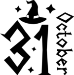 31 October, Halloween vibes, tshirt design - free svg file for members