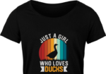 Just a girl who loves ducks, Farm life lover tshirt design - free svg file for members