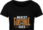 Personalized player number, Mascot football 2023, team fan tshirt design - free svg file for members