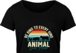 Be kind to every kind, animal lives matter, vegetarian tshirt design - free svg file for members