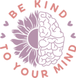 Be kind to your mind, mental awareness, half sunflower and half brain, tshirt design - free svg file for members