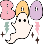 Boo sign, ghost, Halloween tshirt design- free svg file for members