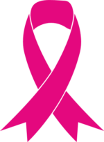 Pink ribbon clipart image, breast cancer awareness month - free svg file for members