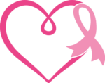 Breast Cancer Awareness, Heart Ribbon clipart image - free svg file for members