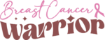 Breast cancer warrior, awareness tshirt design - free svg file for members