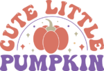 Cute little pumpkin, Halloween baby onesie design - free svg file for members