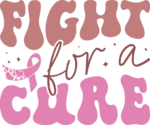 Fight for a cure, awareness tshirt design - free svg file for members