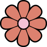 Flower bloom clipart image - free svg file for members