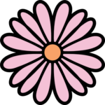 Daisy flower clipart image - free svg file for members
