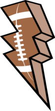 Football flash lightning clipart image - free svg file for members