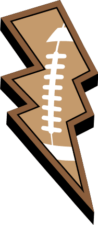 Flash lightning, football thunderbolt clipart image - free svg file for members