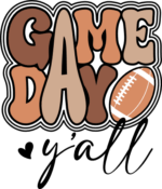 Game day yall, football tshirt design - free svg file for members