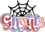 Ghouls, spider net, Halloween hoodie design - free svg file for members