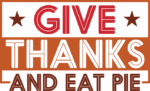 Give thanks and eat pie, thanksgiving day sayings - free svg file for members