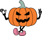 Halloween pumpkin clipart image - free svg file for members