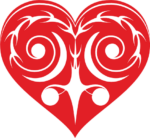 Decorative Heart clipart image - free svg file for members