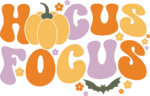 Hocus focus, autumn sweatshirt design - free svg file for members
