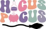 Hocus pocus, Halloween vibes, tshirt design - free svg file for members