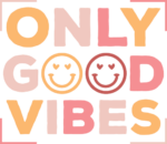 Only good vibes, positive quotes, tshirt design - free svg file for members