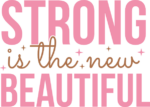 Awareness tshirt design, Strong is the new beautiful - free svg file for members