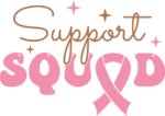 Cancer awareness tshirt design, Support squad - free svg file for members