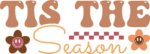 Tis the season, trendy fall hoodie design - free svg file for members
