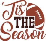 Tis the season, football day tshirt design - free svg file for members