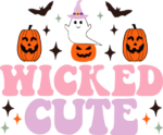 Wicked cute, Halloween sweatshirt design - free svg file for members