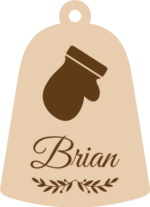 Personalized Bell design, boxing glove, Christmas decor - free svg file for members