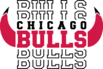 Basketball Chicago bulls, echo stacked text, horns, NBA lover tshirt design - free svg file for members