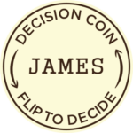 Personalized Decision coin, flip to decide - free svg file for members