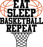 Eat, sleep, basketball, repeat, hoodie design for basketball lover - free svg file for members