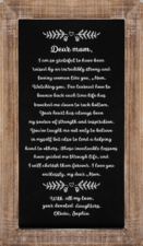 Dear mom, I am so grateful, editable name, gift for mom from daughter - free svg file for members