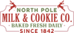 North pole, milk and cookie co baked freshly daily, Christmas decor - free svg file for members