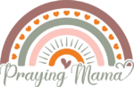 Praying mama, rainbow, Christians mom tshirt design - free svg file for members