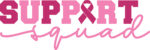 Support squad, breast cancer awareness tshirt design - free svg file for members