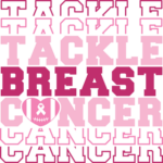 Tackle breast cancer, echo stacked text, breast cancer awareness sweatshirt design - free svg file for members