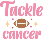 Tackle cancer, football, breast cancer awareness tshirt design - free svg file for members