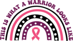 This is what a warrior looks like, rainbow, breast cancer awareness tshirt design - free svg file for members