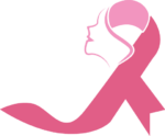 Woman face combined with pink ribbon clipart image, breast cancer awareness - free svg file for members
