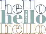 Hello 2024, echo stacked text, new year party sweatshirt design - free svg file for members