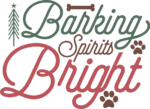 Barking spirits bright, Funny Christmas Dog Bandana design - free svg file for members