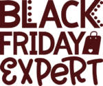 Black friday expert, tote bag design - free svg file for members