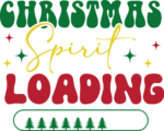 Christmas spirit loading, Funny sweatshirt design - free svg file for members