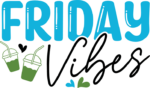 Friday vibes, funny black friday tumbler sticker - free svg file for members