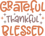 Grateful, thankful, blessed, thanksgiving day sweatshirt design - free svg file for members