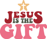 Jesus is the gift, Christmas hoodie design - free svg file for members