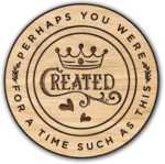 Perhaps you were created for a time such as this, Christians quotes - free svg file for members